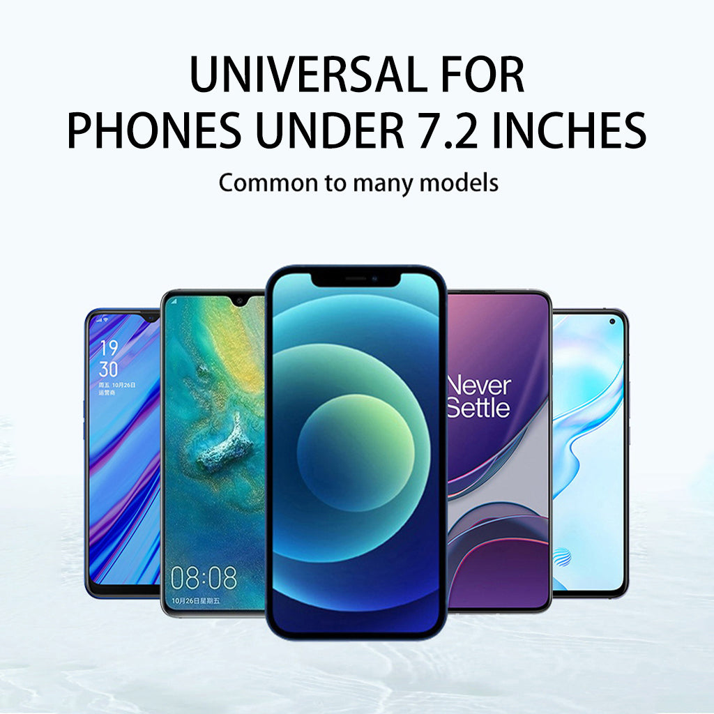 7.2-inch Phone TPU Case IPX8 Waterproof Phone Cover with Back Airbag Protection - Blue 7.2-inch Phone TPU Case IPX8 Waterproof Phone Cover with Back Airbag Protection - Blue